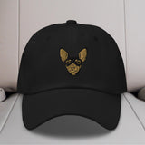 Miniature Pinscher Head Embroidered Hat