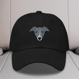 Italian Greyhound Head Embroidered Hat
