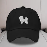 Bichon Frise Silhouette Embroidered Hat