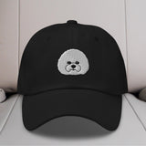 Bichon Frise Head Embroidered Hat