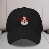 Australian Shepherd Head (Red) Embroidered Hat