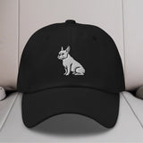 French Bulldog Sit Embroidered Hat