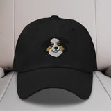 Mini American Shepherd/Mini Aussie Head (Black) Embroidered Hat