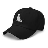 Border Collie Silhouette Embroidered Hat