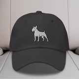 Bull Terrier (White) Embroidered Hat