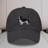 Cavalier King Charles Spaniel (Black & White) Embroidered Hat