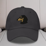 Dachshund Head (Black & Tan) Embroidered Hat