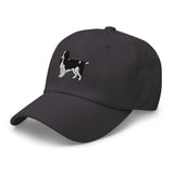 Cavalier King Charles Spaniel (Black & White) Embroidered Hat