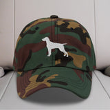 German Shorthaired Pointer Silhouette Embroidered Hat