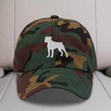 Boxer Silhouette Embroidered Hat