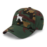 German Wirehaired Pointer Embroidered Hat