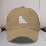 Bernese Mountain Dog Silhouette Embroidered Hat