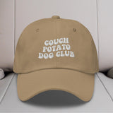 Couch Potato Dog Club Embroidered Hat