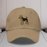 Airedale Terrier Embroidered Hat