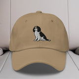 Cavalier King Charles Spaniel Sit (Tricolor) Embroidered Hat