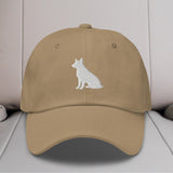 Australian Cattle Dog Silhouette Embroidered Hat