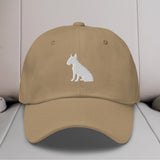 Bull Terrier Silhouette Embroidered Hat