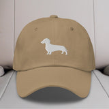 Dachshund Silhouette Embroidered Hat