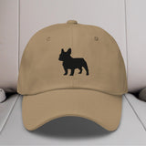 French Bulldog Silhouette Embroidered Hat