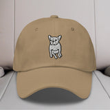 Frenchie Sit Embroidered Hat