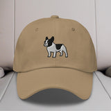 French Bulldog (Pied) Embroidered Hat