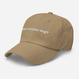 May I Pet Your Dog Embroidered Hat