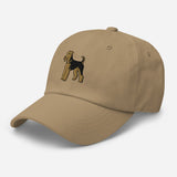 Airedale Terrier Embroidered Hat