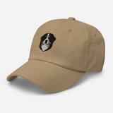 Bernese Mountain Dog Head Embroidered Hat