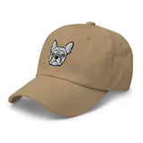 French Bulldog Head Embroidered Hat