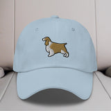English Springer Spaniel (Liver & White) Embroidered Hat