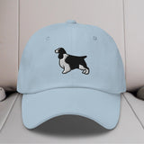 English Springer Spaniel (Black & White) Embroidered Hat