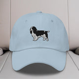 Cavalier King Charles Spaniel (Black & White) Embroidered Hat