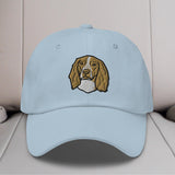 English Cocker Spaniel Head (Working) Embroidered Hat