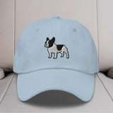 French Bulldog (Pied) Embroidered Hat