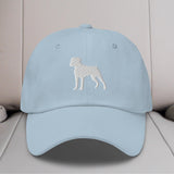 Boxer Silhouette Embroidered Hat