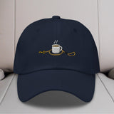 Dogs and Coffee Embroidered Hat