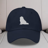 Bernese Mountain Dog Silhouette Embroidered Hat