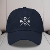 Hike Beer Dog Repeat Embroidered Hat