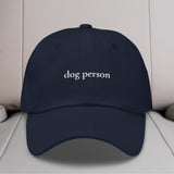 Dog Person Embroidered Hat