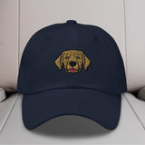 Golden Retriever Head Embroidered Hat