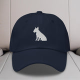 Bull Terrier Silhouette Embroidered Hat