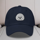 Bichon Frise Head Embroidered Hat