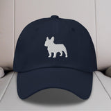 French Bulldog Silhouette Embroidered Hat