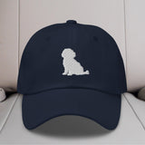 Maltipoo Silhouette Embroidered Hat
