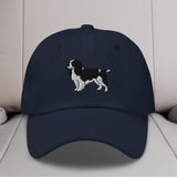 Cavalier King Charles Spaniel (Black & White) Embroidered Hat
