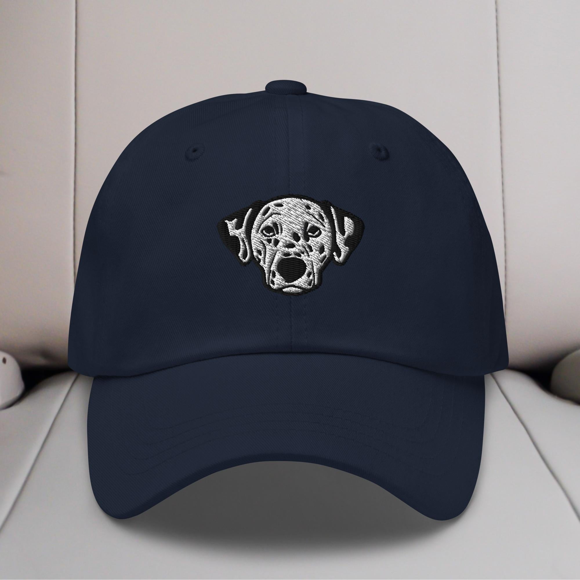 Dalmatian Head Embroidered Hat