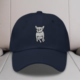 Frenchie Sit Embroidered Hat