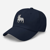 French Bulldog (White) Embroidered Hat