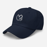 Heart & Paw Embroidered Hat