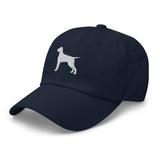 German Shorthaired Pointer Silhouette Embroidered Hat